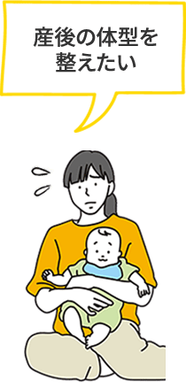 産後の体系を整えたい