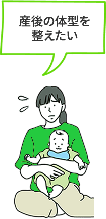 産後の体系を整えたい